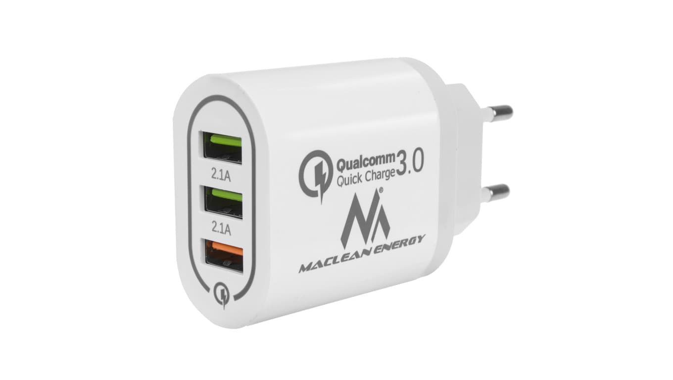 MCE479 W uniwersalna ładowarka USB Adapter 3xUSB