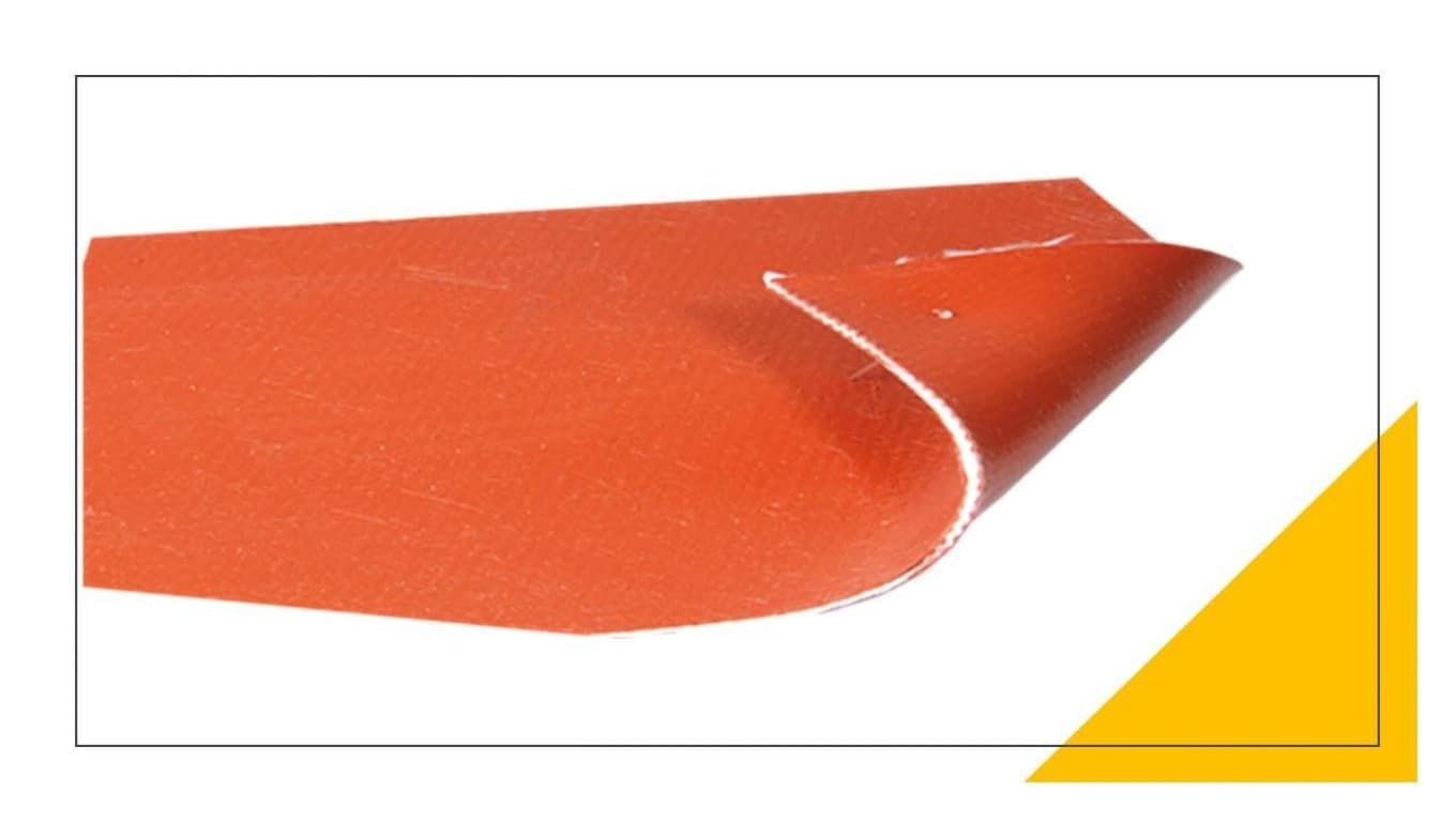 Materiał ognioodporny dwustronna powłoka z gumy silikonowej Hiproblanket 336.350.0 /1m/