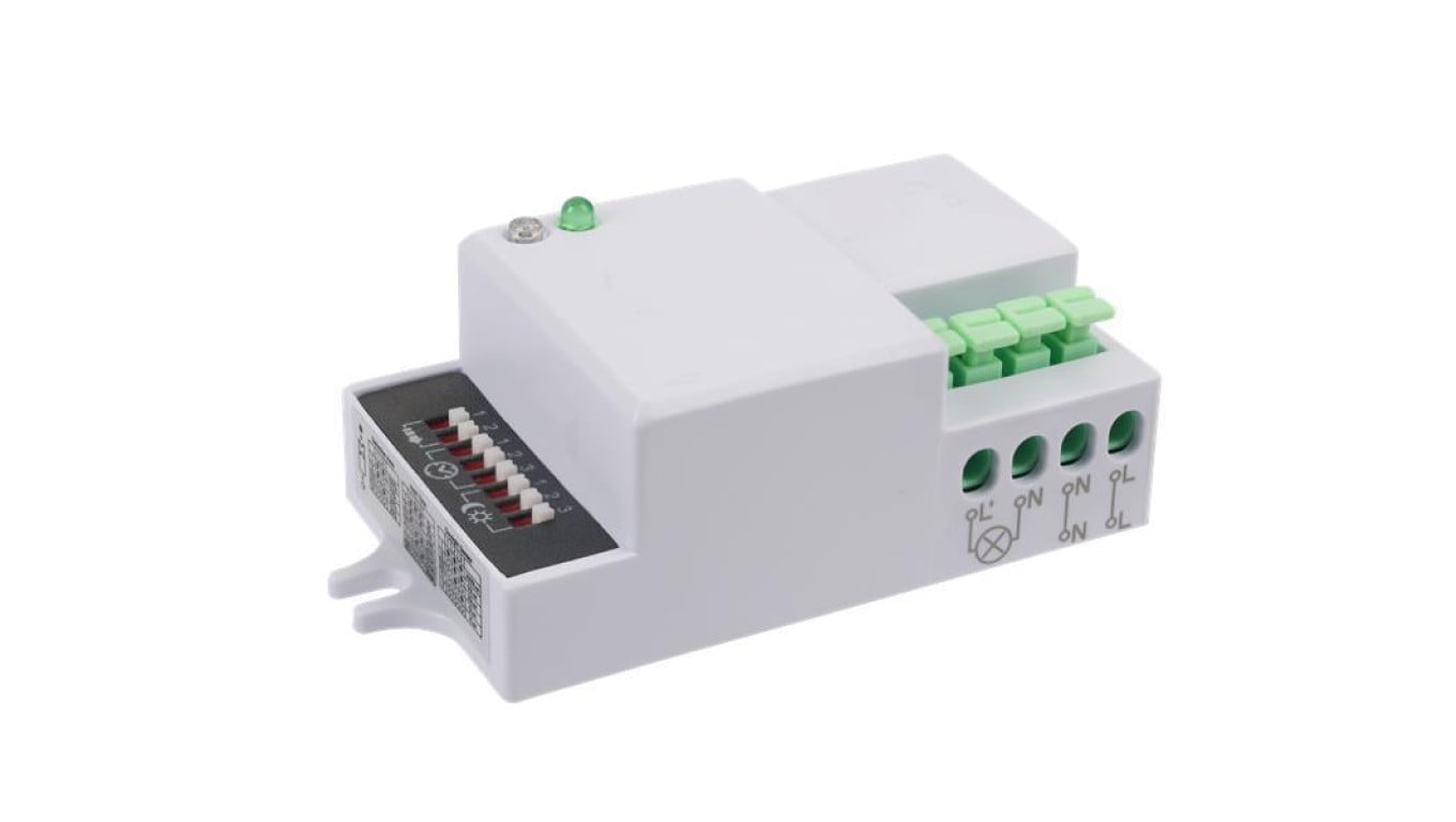 Mikrofalowy czujnik ruchu MINI, 360/180, 1200W, natynkowy