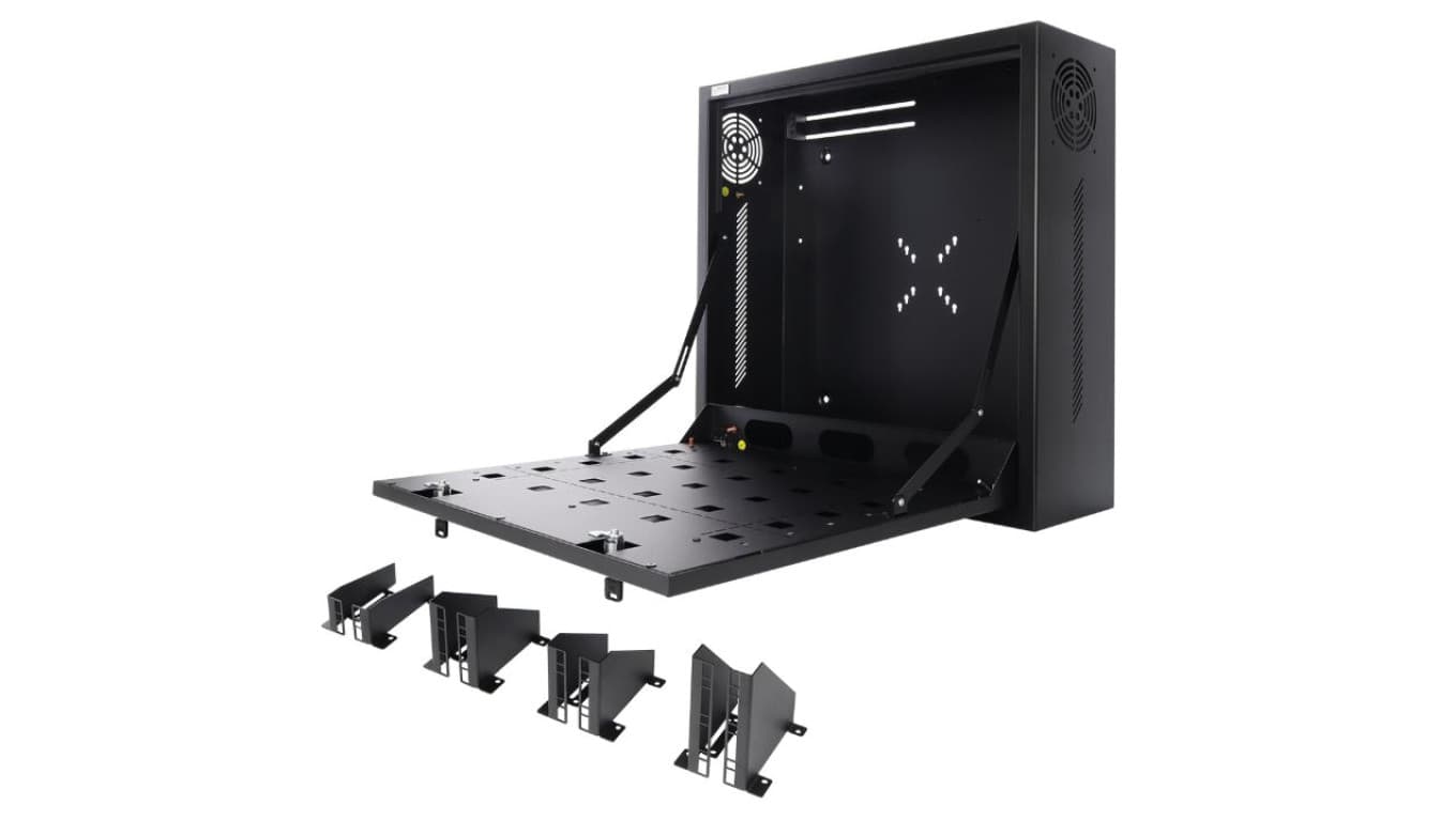 Obudowa metalowa AWO534 NVR/Monitor/RACK 10” czarna