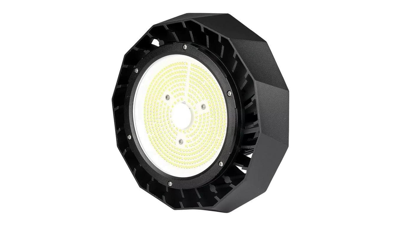Oprawa przemysłowa LED SMD 100W 18000lm 6000K IP65 czarna barwa CW biała zimna IK08 HighBay V-TAC SAMSUNG VT-9-108 5 LAT GWARANC