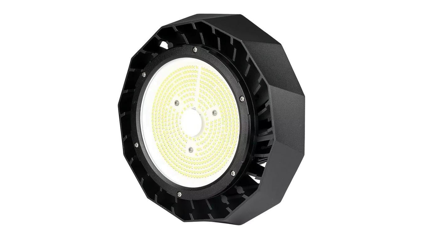 Oprawa przemysłowa LED SMD 100W 18000lm 6000K IP65 czarna barwa CW biała zimna IK08 HighBay V-TAC SAMSUNG VT-9-108 5 LAT GWARANC