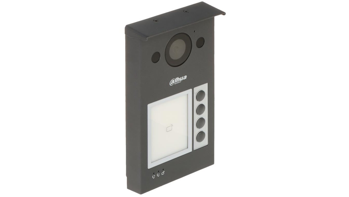 Panel videodomofonowy zewnętrzny od 1-4 lokali, 2Mp, IP65, RFiD, IK08, PoE, 2-wire, RJ-45,DAHUA