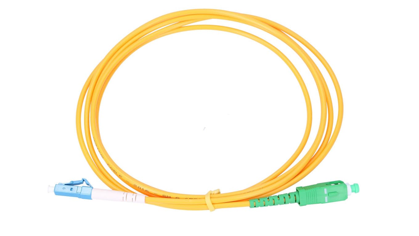 Patchcord Jednomodowy, Simplex, G652D, 3mm, 10m Extralink SC/APC-LC/UPC