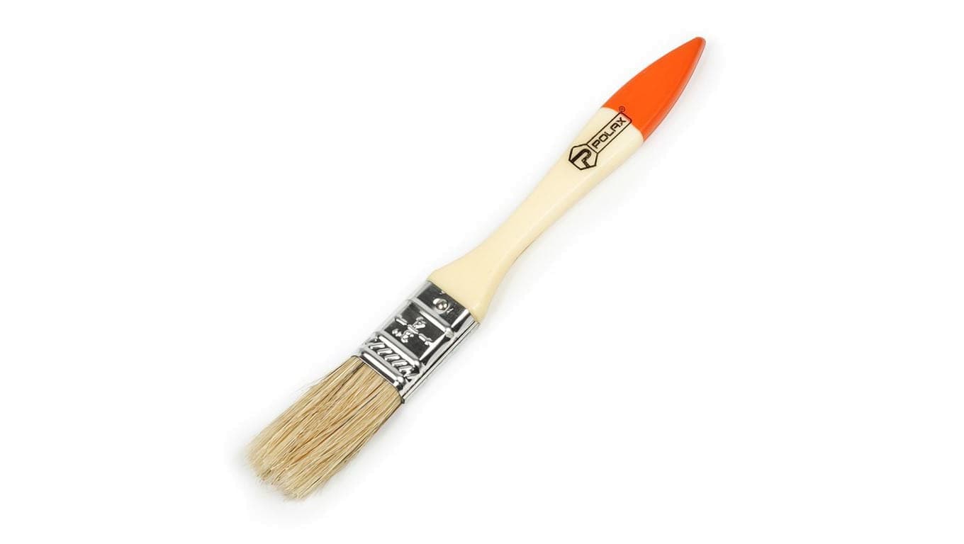 Pędzel płaski Polax 3/4″ typu Standard” włosie mieszane, rękojeść z tworzywa sztucznego (04-001)