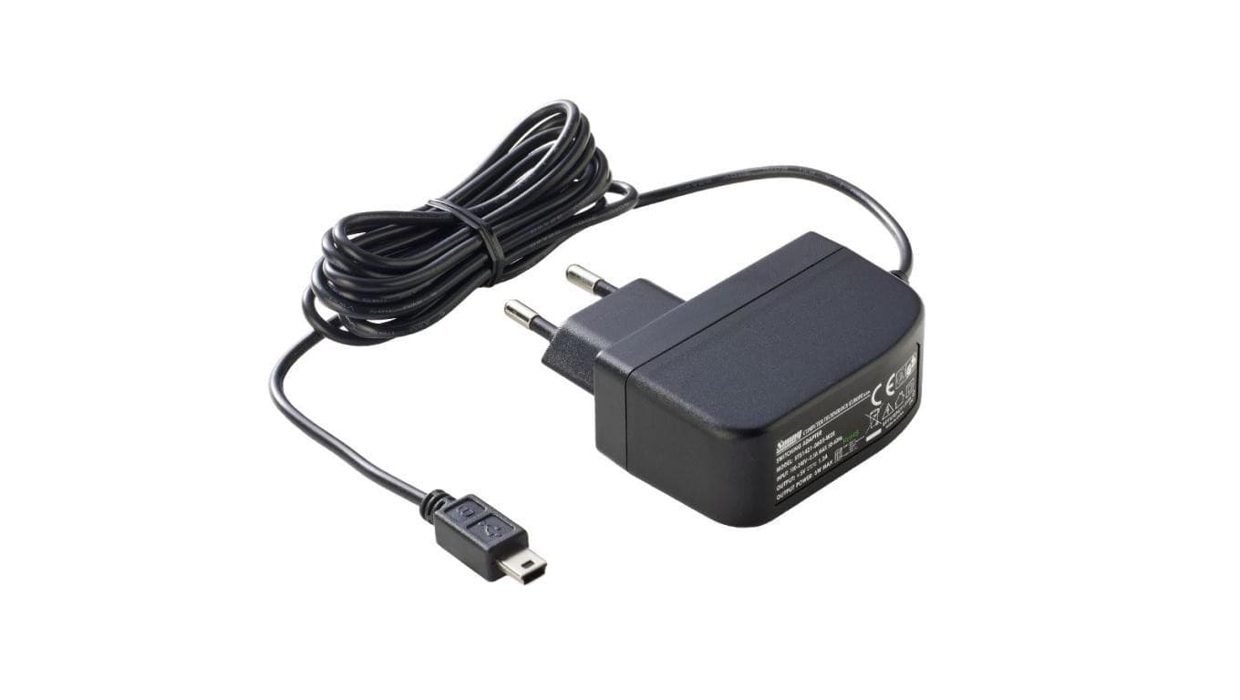 Zasilacz wtyczkowy 5V 1,2A 6W EU mini USB typ B-S SYS1638-0605miniUSB