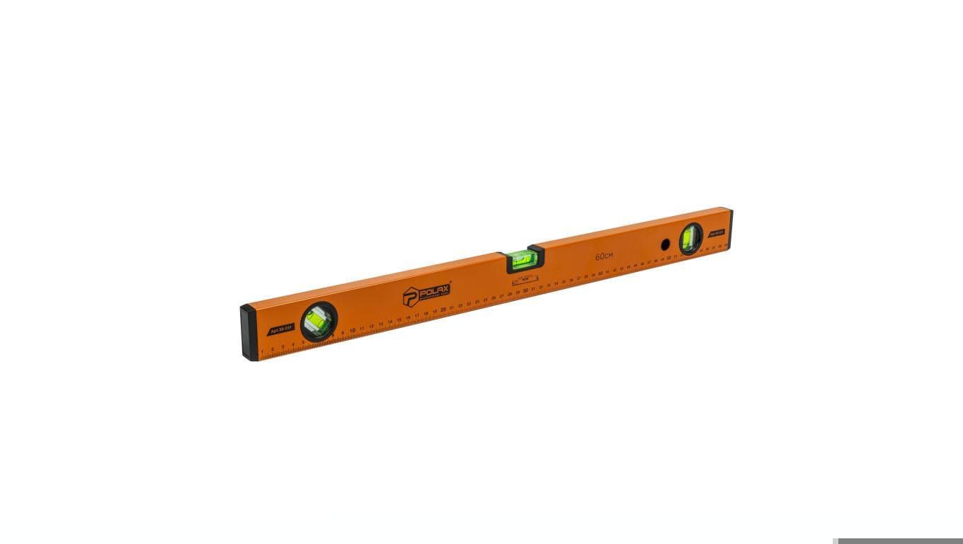 Poziomica aluminiowa Polax 600 mm 3 kapsułki (38-051)