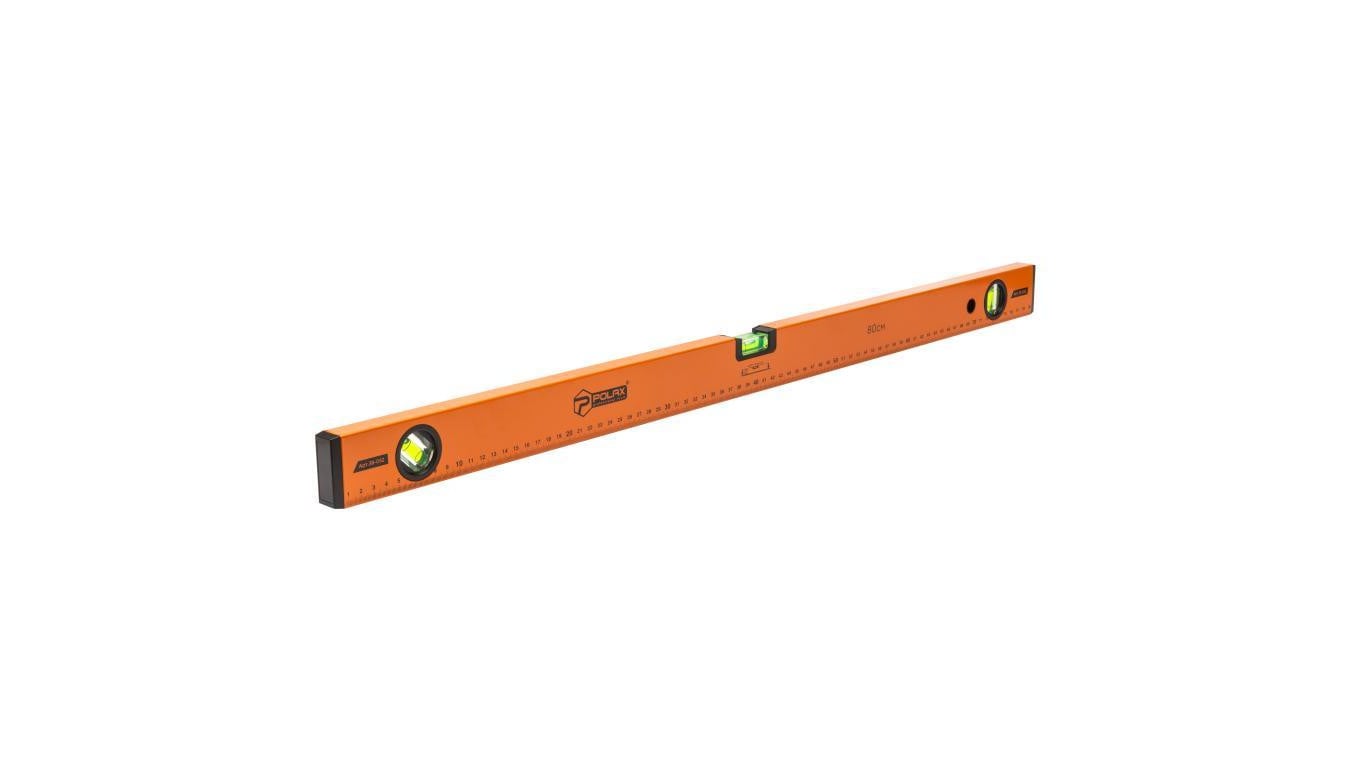 Poziomica aluminiowa Polax 800 mm 3 kapsułki (38-052)