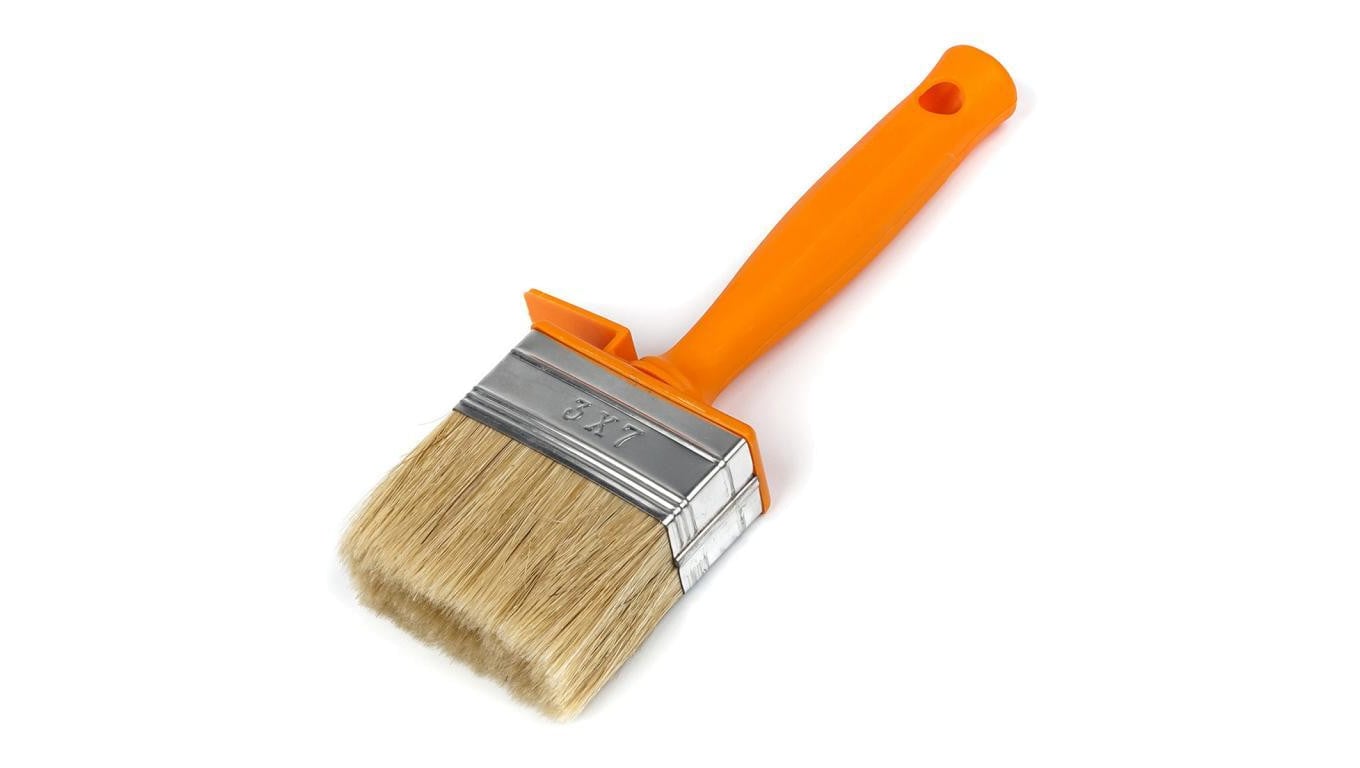 Profesjonalny pędzel Polax 30 x 70 mm włosie mieszane, rączka plastikowa (12-001)