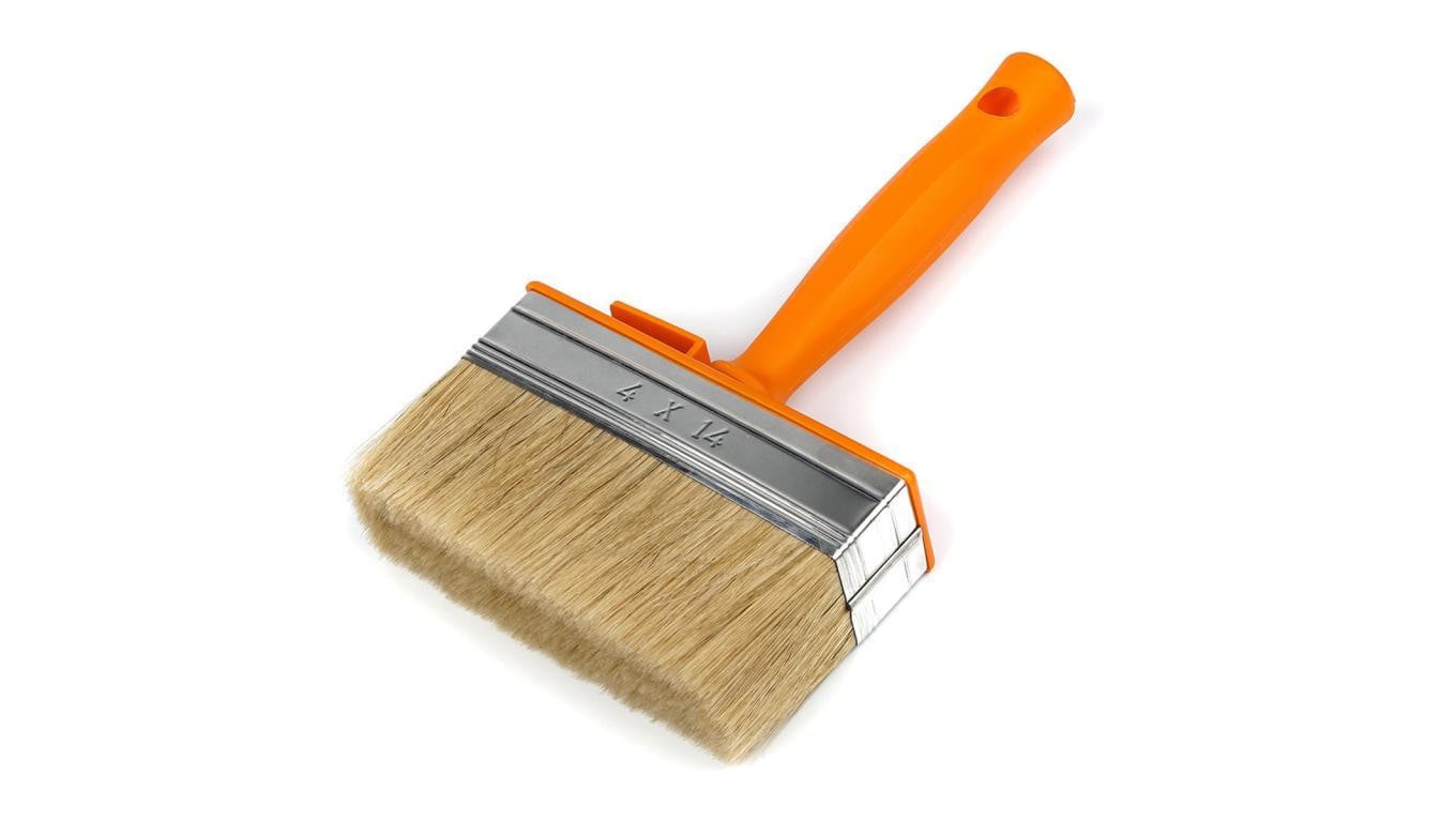 Profesjonalny pędzel Polax 40 x 140 mm włosie mieszane, rączka plastikowa (12-004)