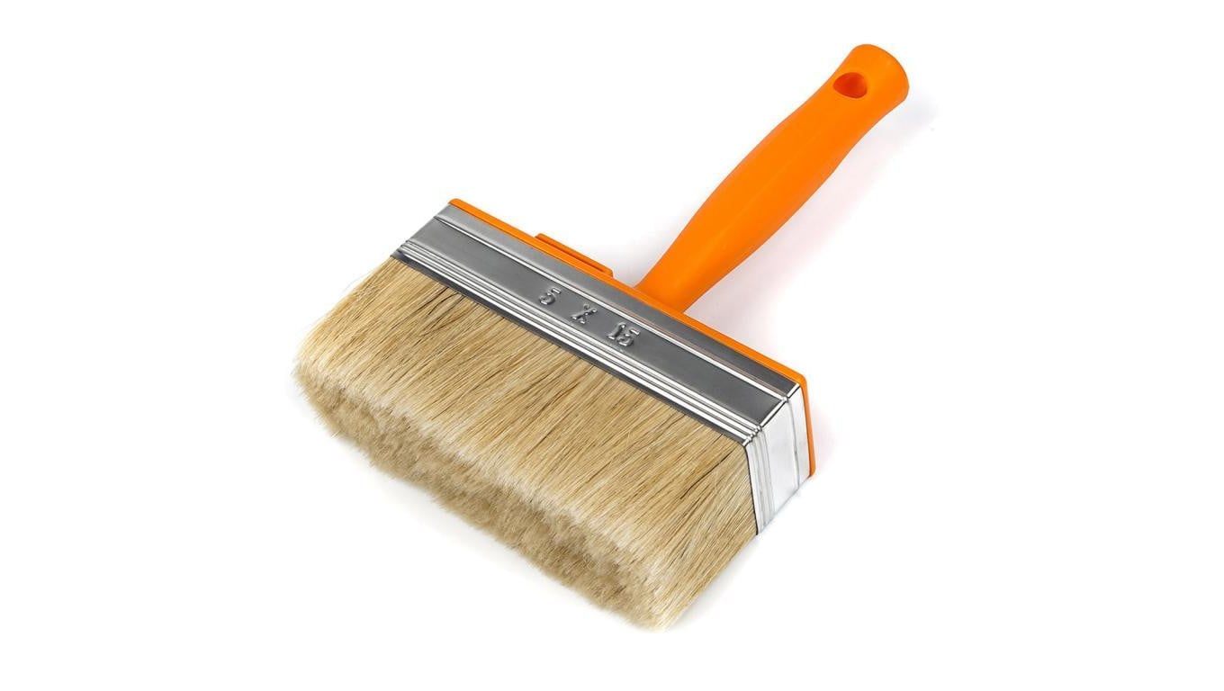Profesjonalny pędzel Polax 50 x 150 mm włosie mieszane, rączka plastikowa (12-005)