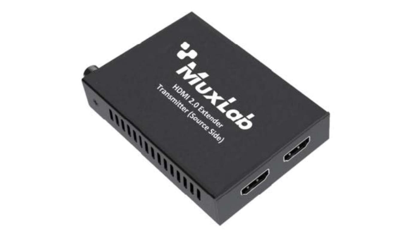 Przedłużacz HDMI 2.0, komplet, 4K/60, IR, CAT5e/6, PoC, 50m - 100504-v2