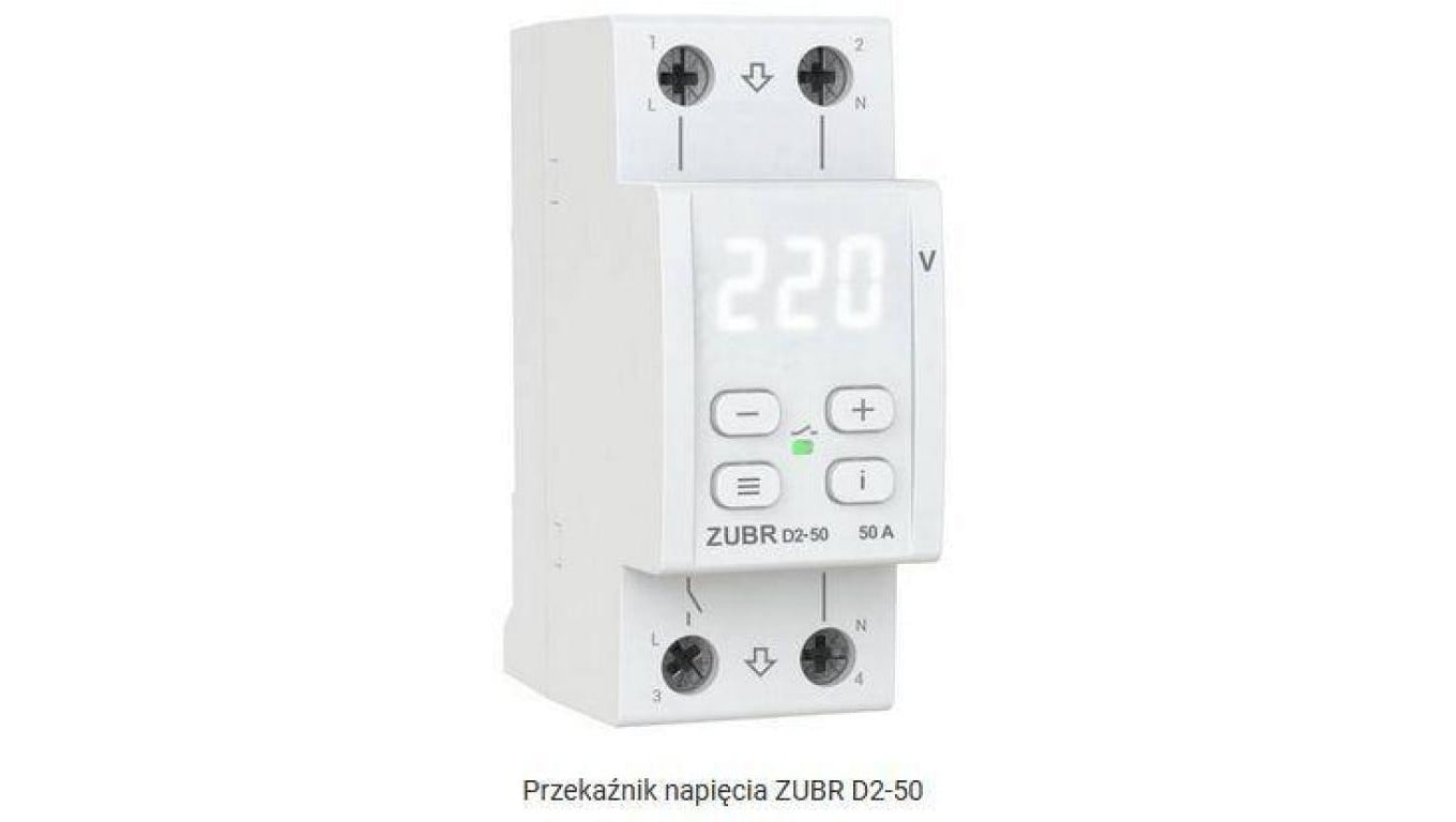 Przekaźnik napięciowy ZUBR D2-50