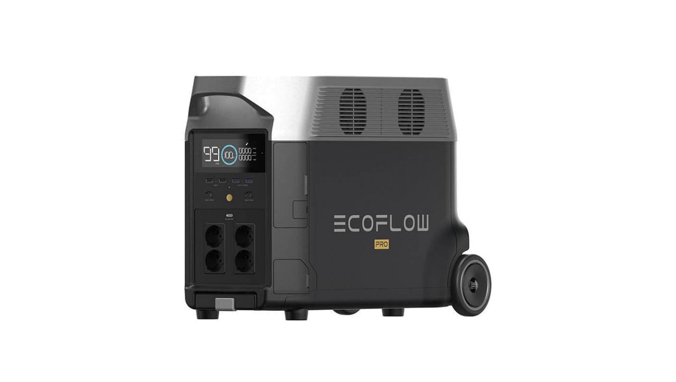 Przenośna stacja zasilania 3600Wh, 4x AC, 2x USB-A, 2x USB-C, 2x DC5521, Port Andersona, EcoFlow Delta Pro