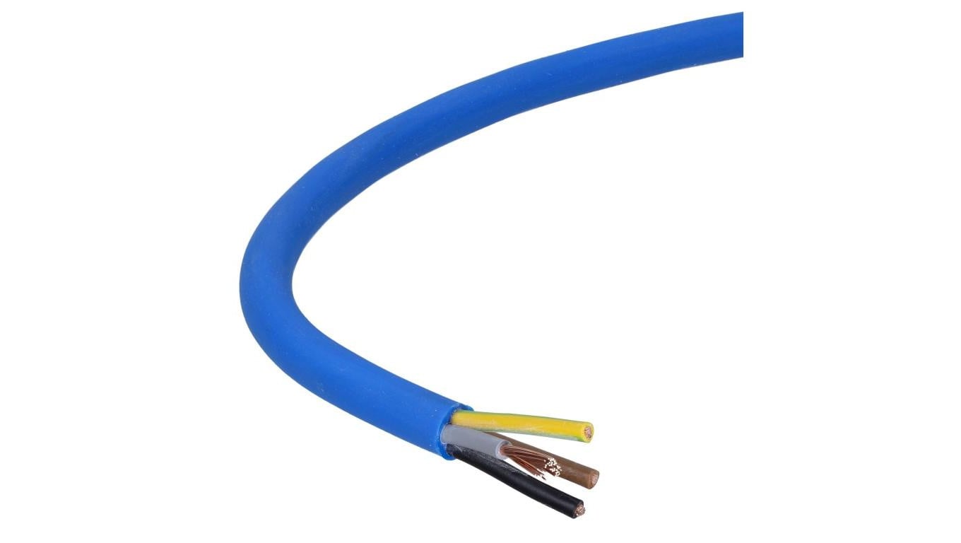 Przewód do pomp głębinowych HELUPOWER AQUATIC 4x1,5mm2 450/750V niebieski Helukabel /100m/