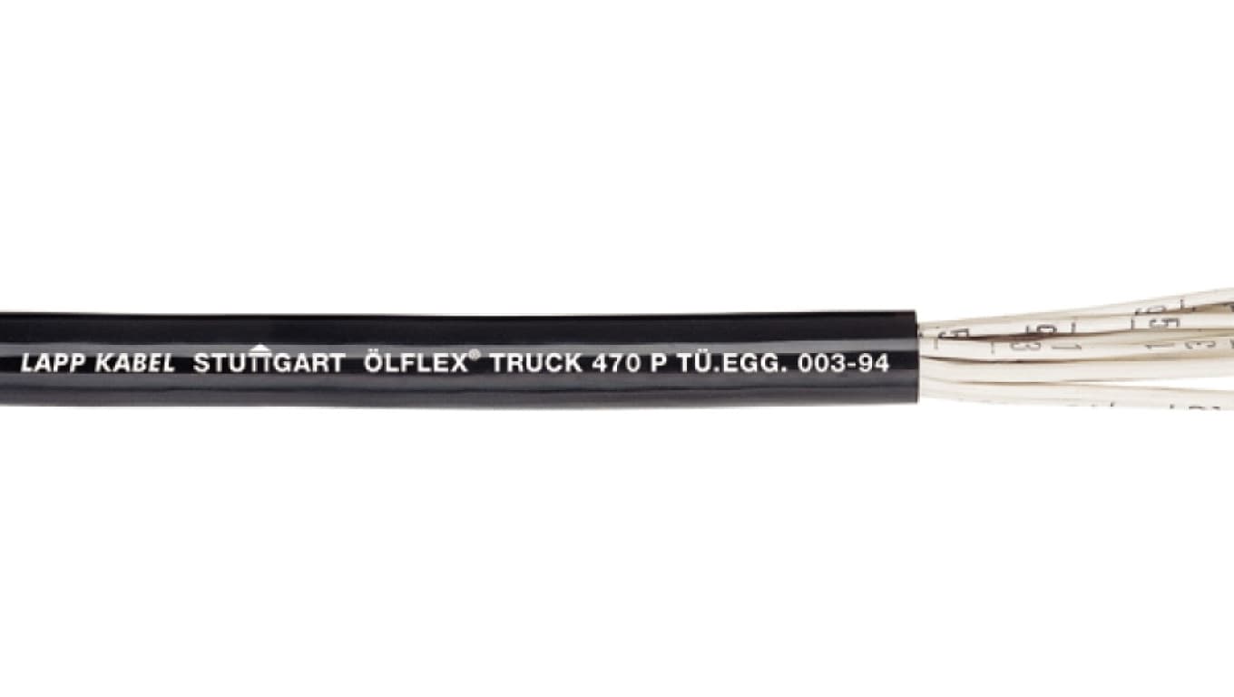 Przewód do przyczep OLFLEX TRUCK 470 P (FLRYY11Y) 2x1,5 biały/czarny 7027020 /bębnowy/