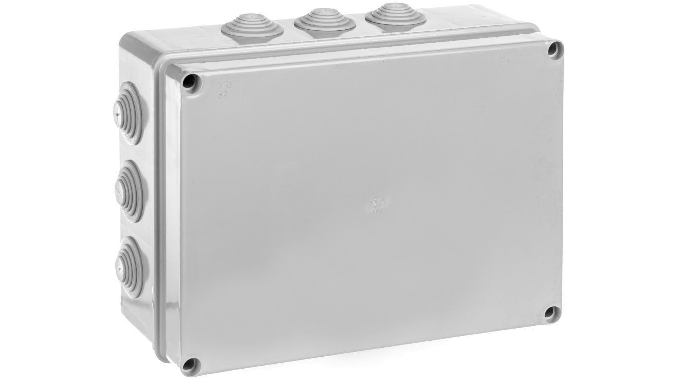 Puszka natynkowa z pokrywą i śrubami seria 400 IP55 300x220x120 EC400C8 /opak. 6/