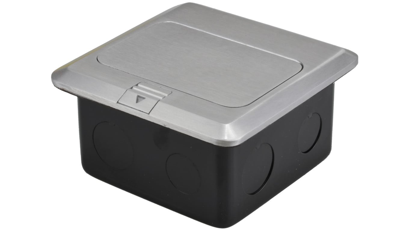 Puszka podłogowa ALU IP44 3M 230V+RJ45 NEKU