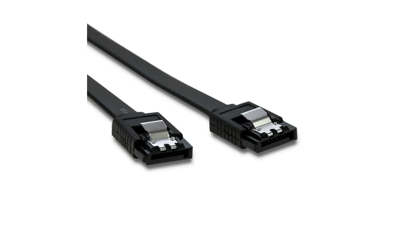 Qoltec Kabel SATA III męski / SATA III męski 0.5m czarny