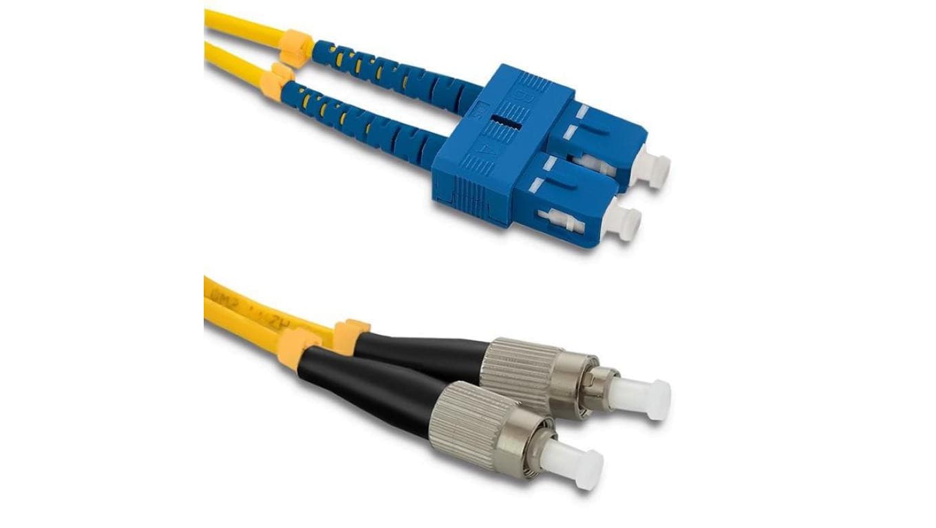 Qoltec Patchcord światłowodowy SC/UPC - FC/UPC Singlemode 9/125 G652D Duplex 1m