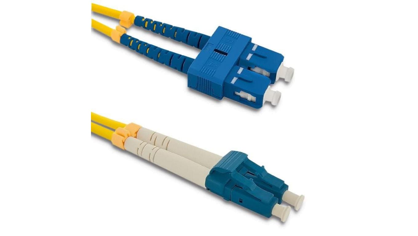 Qoltec Patchcord światłowodowy SC/UPC - LC/UPC Singlemode 9/125 G652D Duplex 2m