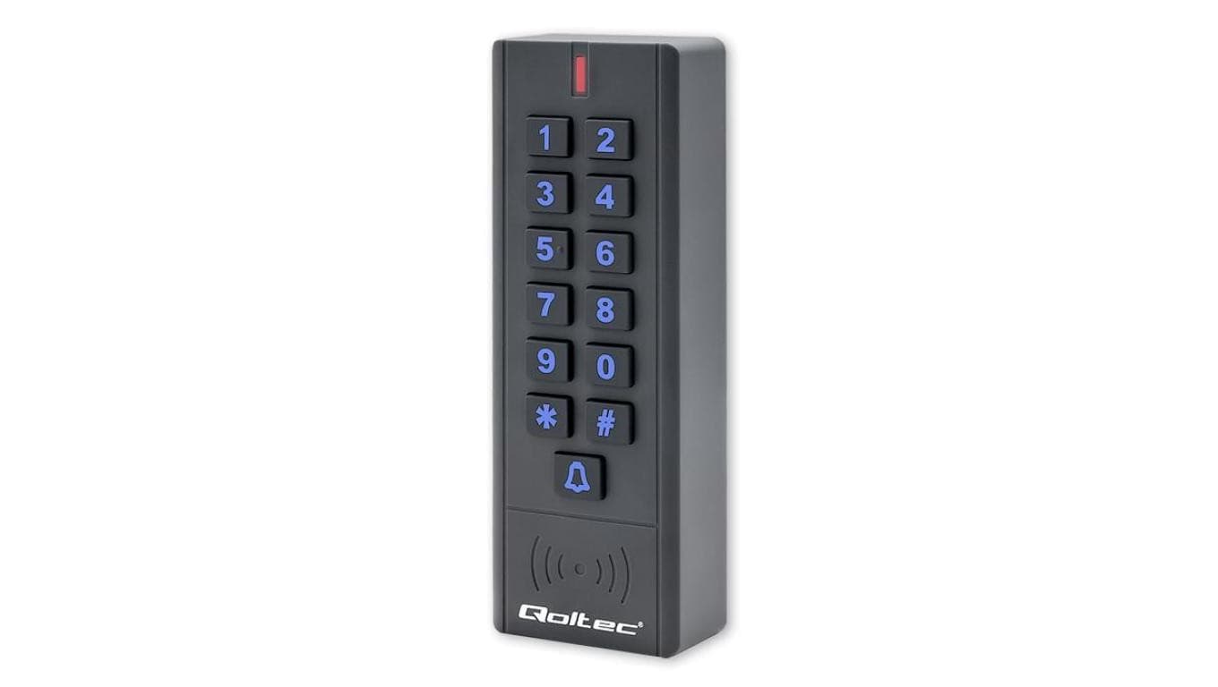 Qoltec Zamek szyfrowy CALISTO z czytnikiem RFID kod karta brelok dzwonek IP68 EM
