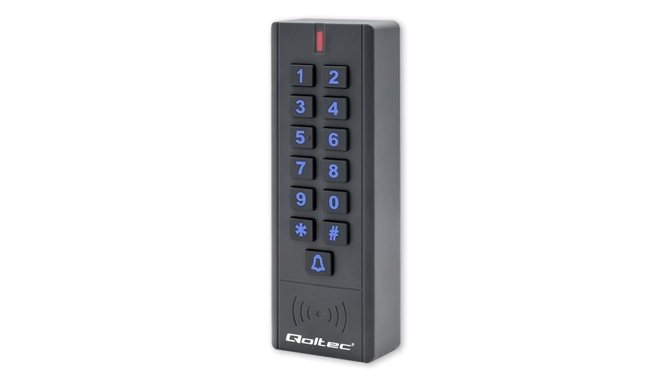 Qoltec Zamek szyfrowy CALISTO z czytnikiem RFID kod karta brelok dzwonek IP68 EM
