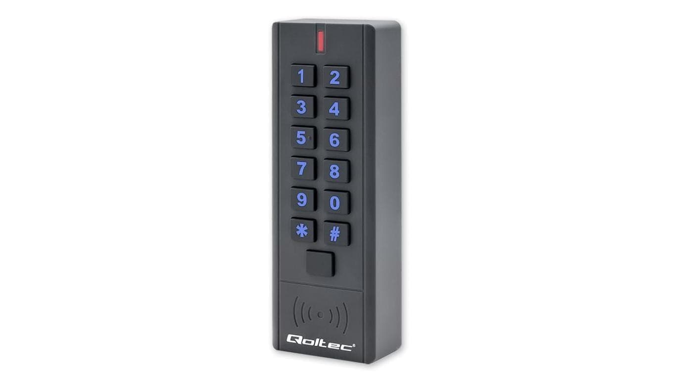 Qoltec Zamek szyfrowy HYPERION z czytnikiem RFID kod karta brelok IP68 EM