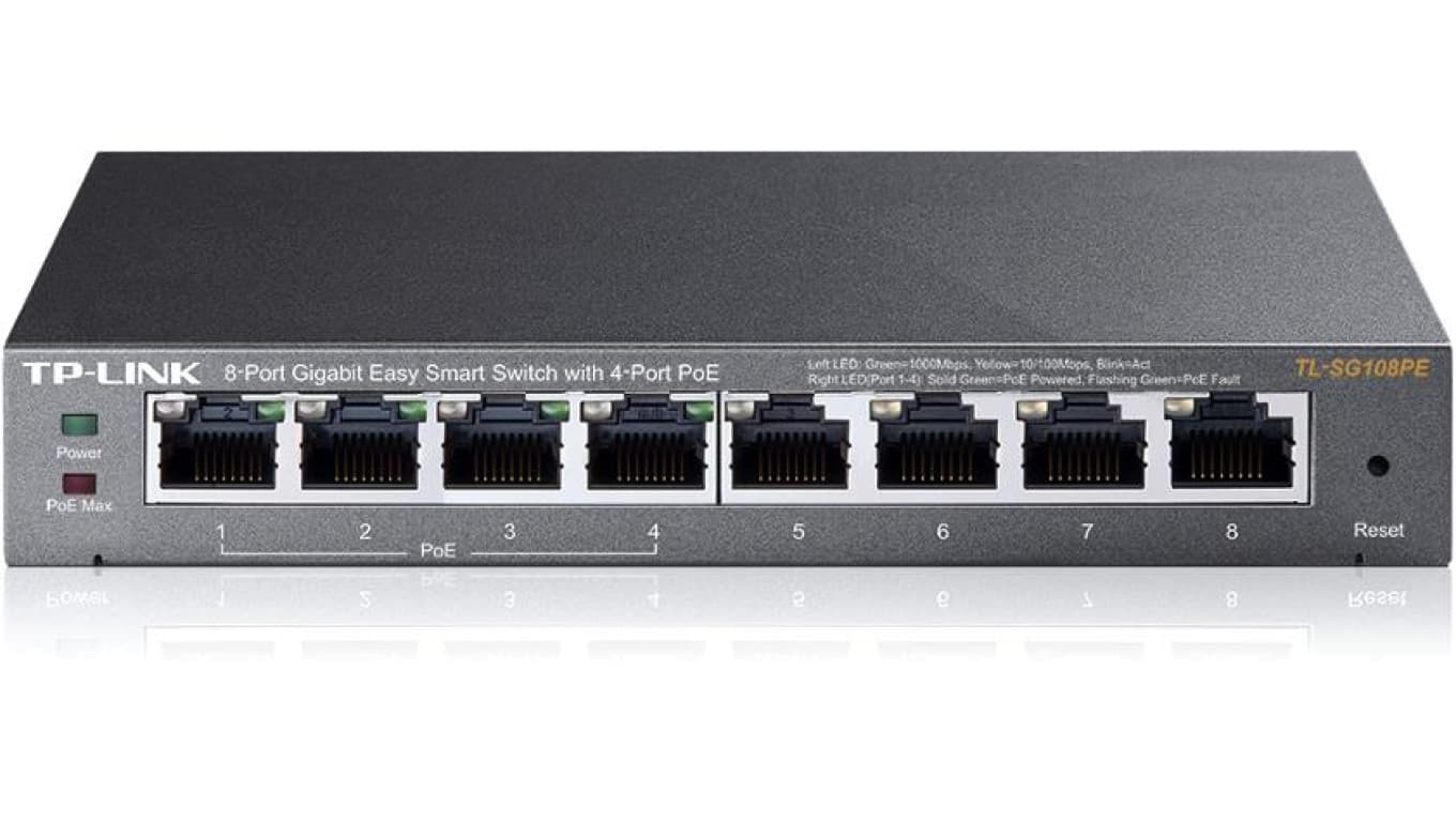 SWITCH TP-LINK TL-SG108PE