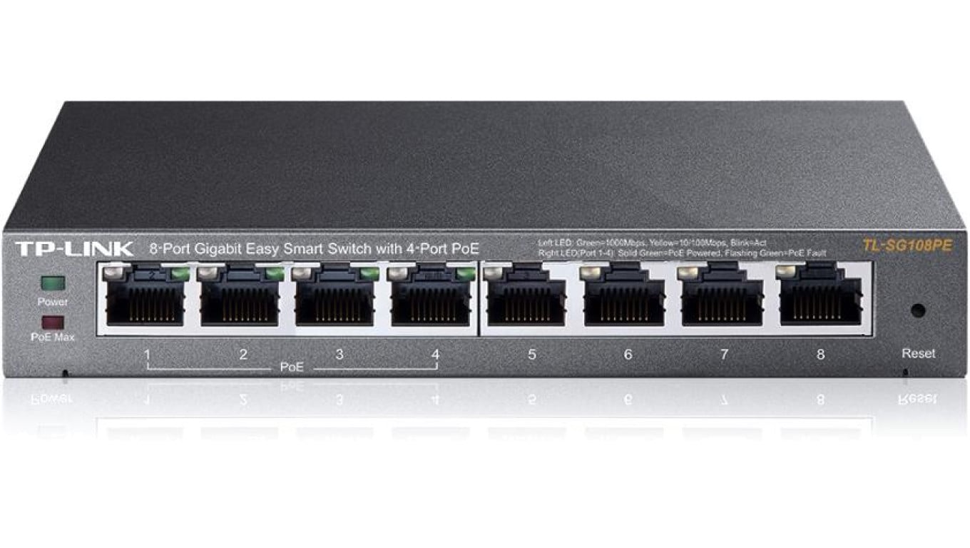 SWITCH TP-LINK TL-SG108PE