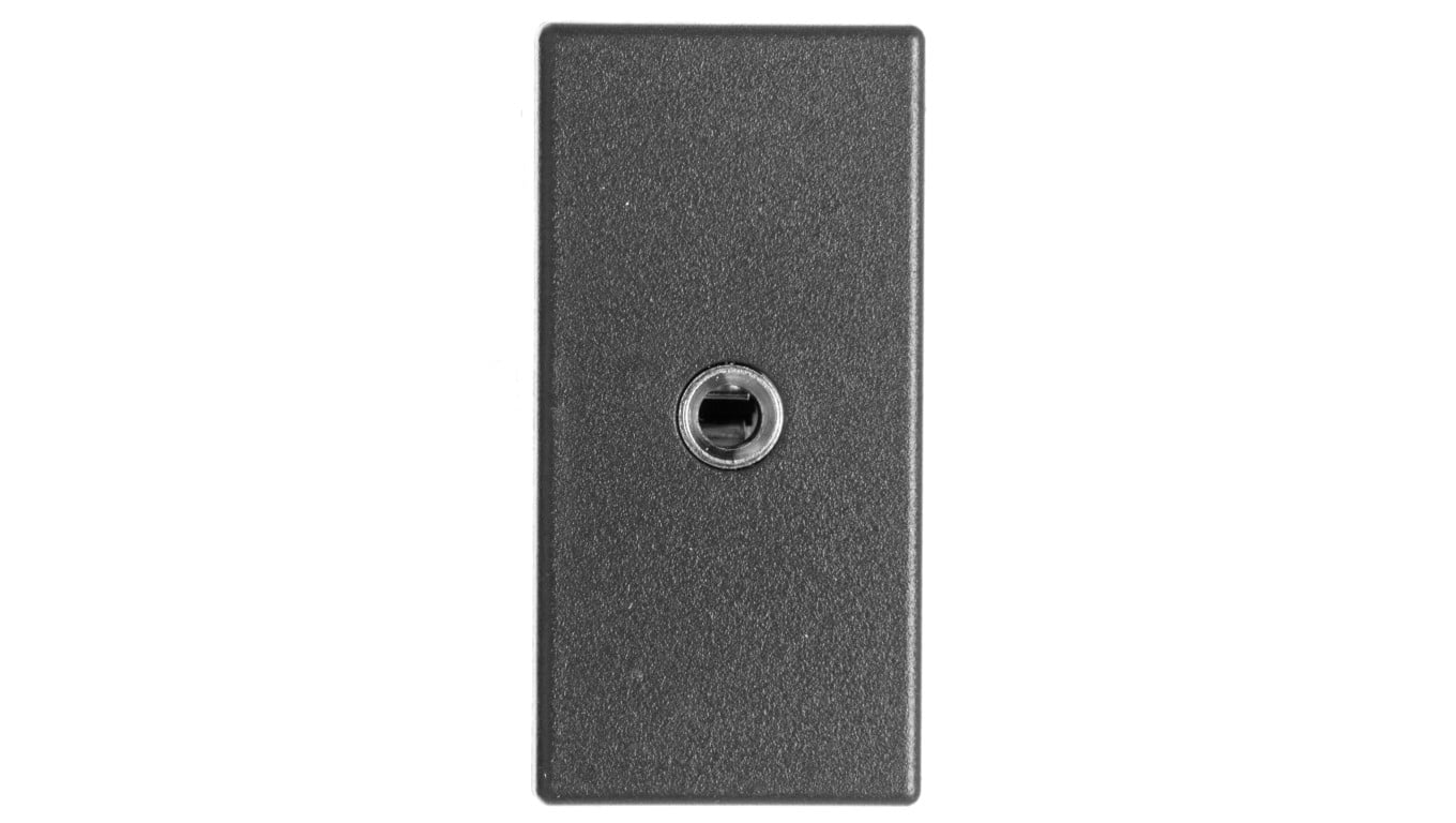 Simon Connect Gniazdo K45/2 audio żeńskie 3,5mm stereo mini-jack szary grafit K123B/14