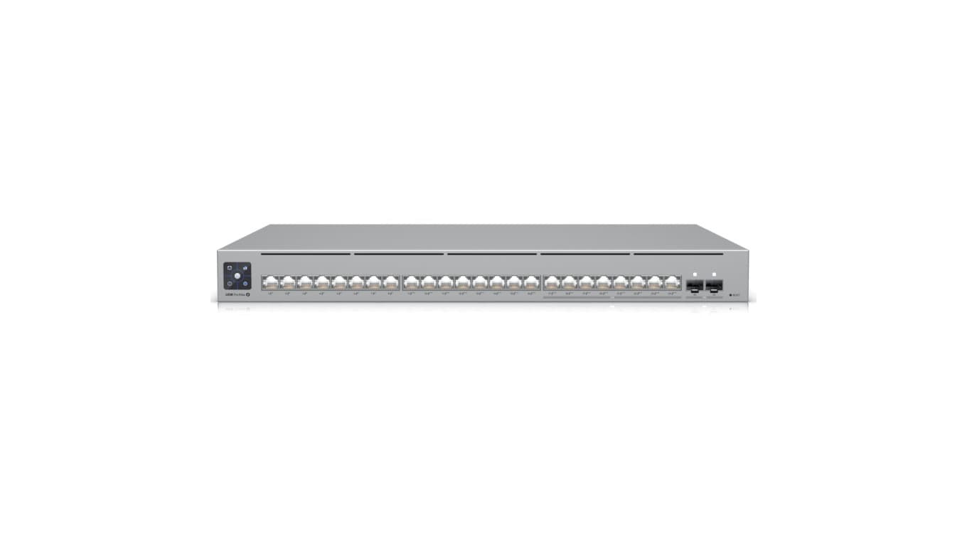 Switch Etherlighting, 8x RJ45 2.5Gbps, 16x RJ45 1000Mbps, 2x SFP+, L3, 400W PoE Ubiquiti USW-Pro-Max-24-PoE