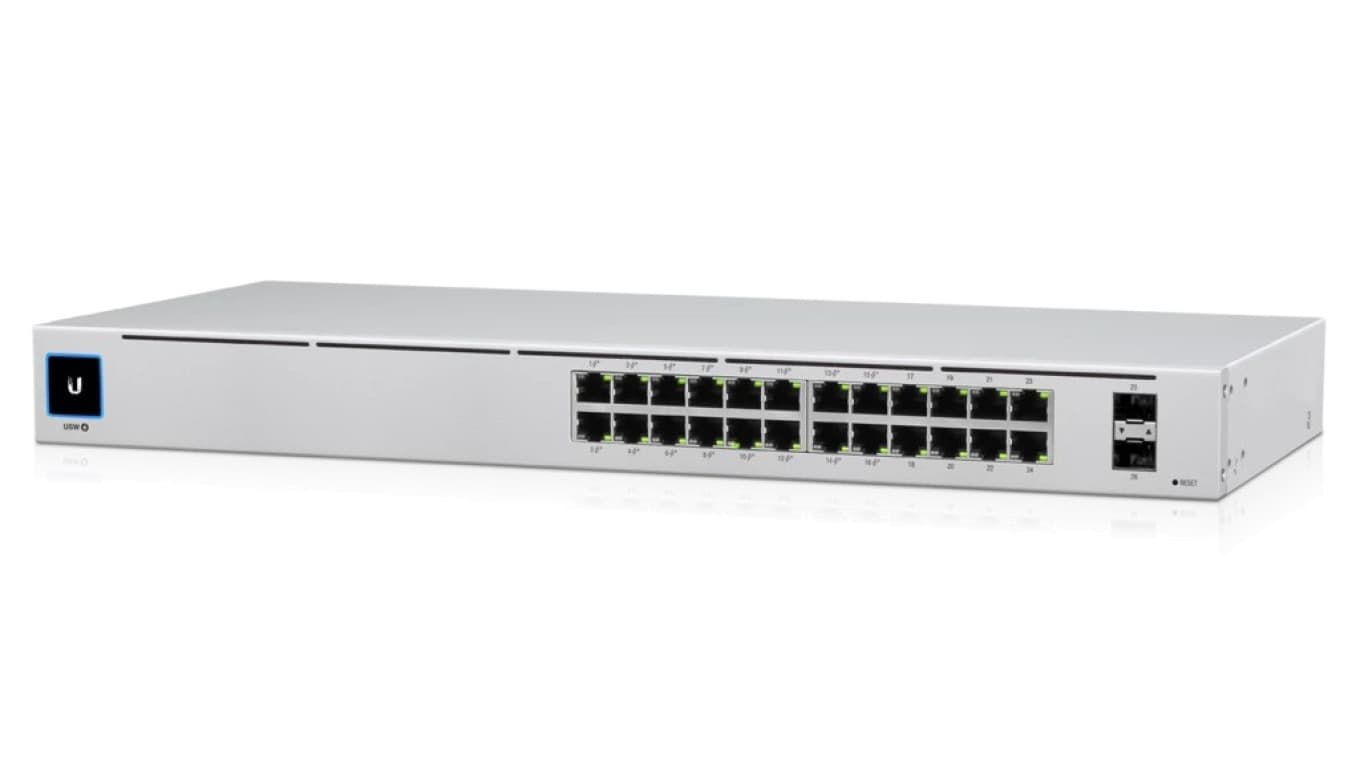 Switch UniFi, 24x RJ45 1000Mb/s, 16x PoE+, 2x SFP Ubiquiti USW-24-POE