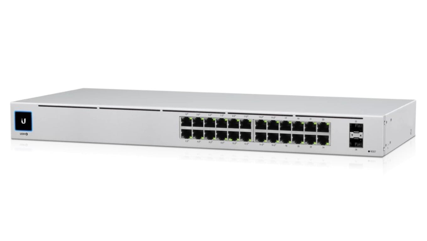 Switch UniFi, 24x RJ45 1000Mb/s, 16x PoE+, 2x SFP Ubiquiti USW-24-POE