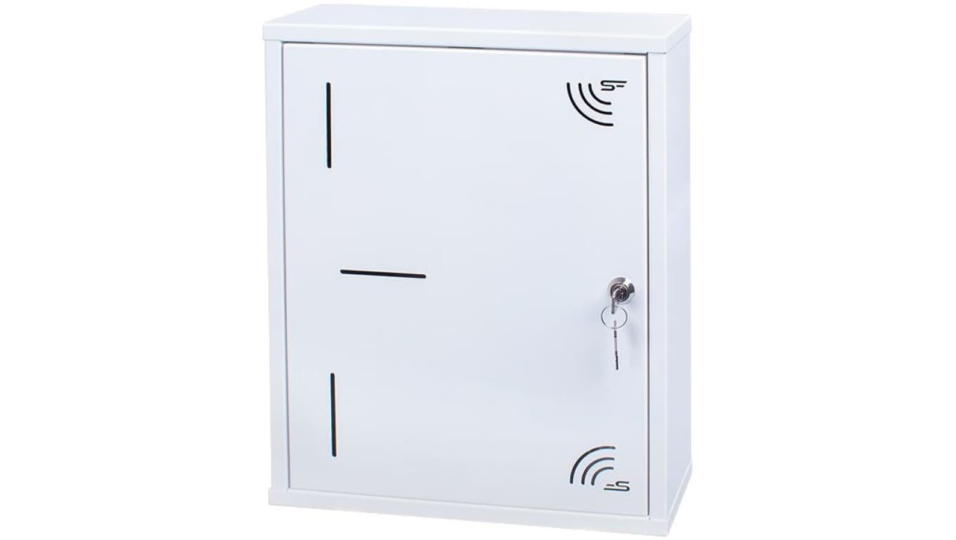 Szafka multimedialna lokalowa 340x420x90mm biała natynkowa