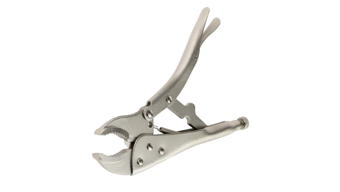 Szczypce zaciskowe półokrągłe uniwersalne Polax 250 mm (35-030)