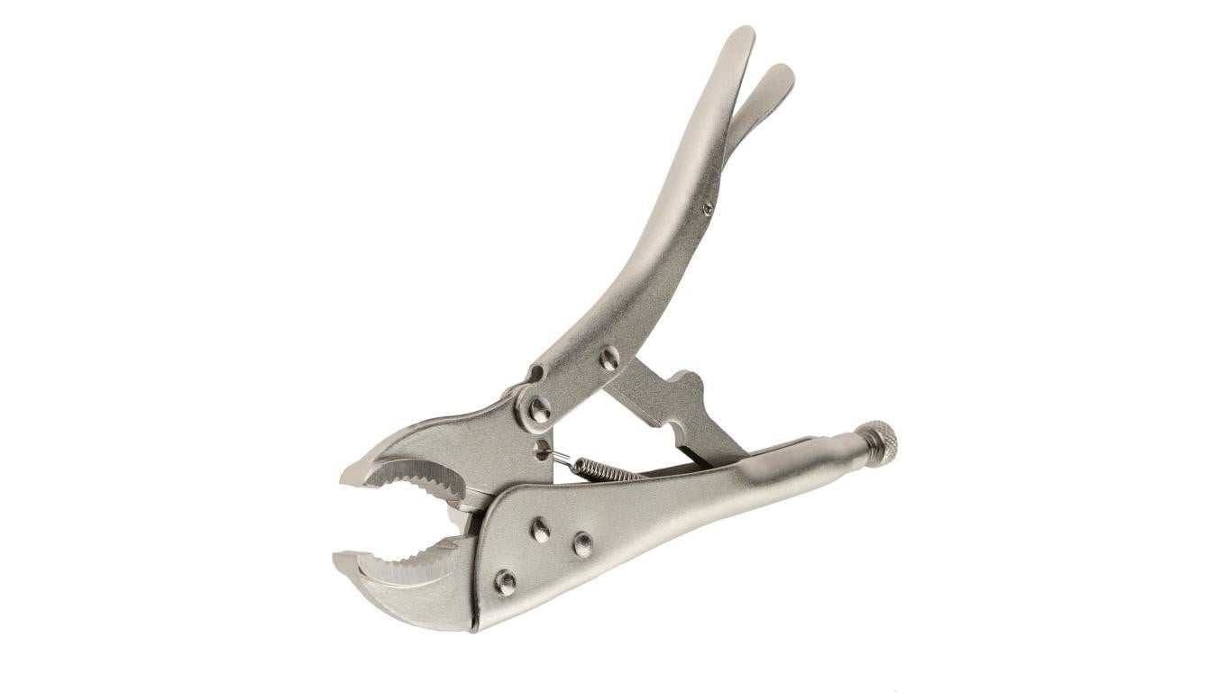 Szczypce zaciskowe półokrągłe uniwersalne Polax 250 mm (35-030)