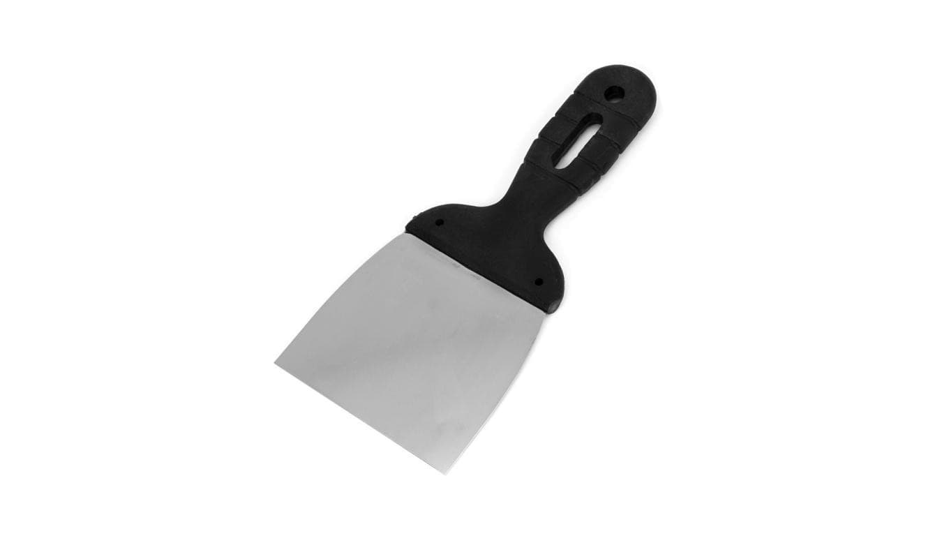 Szpatułka Polax ze stali nierdzewnej do szpachli 100 mm (111-050)