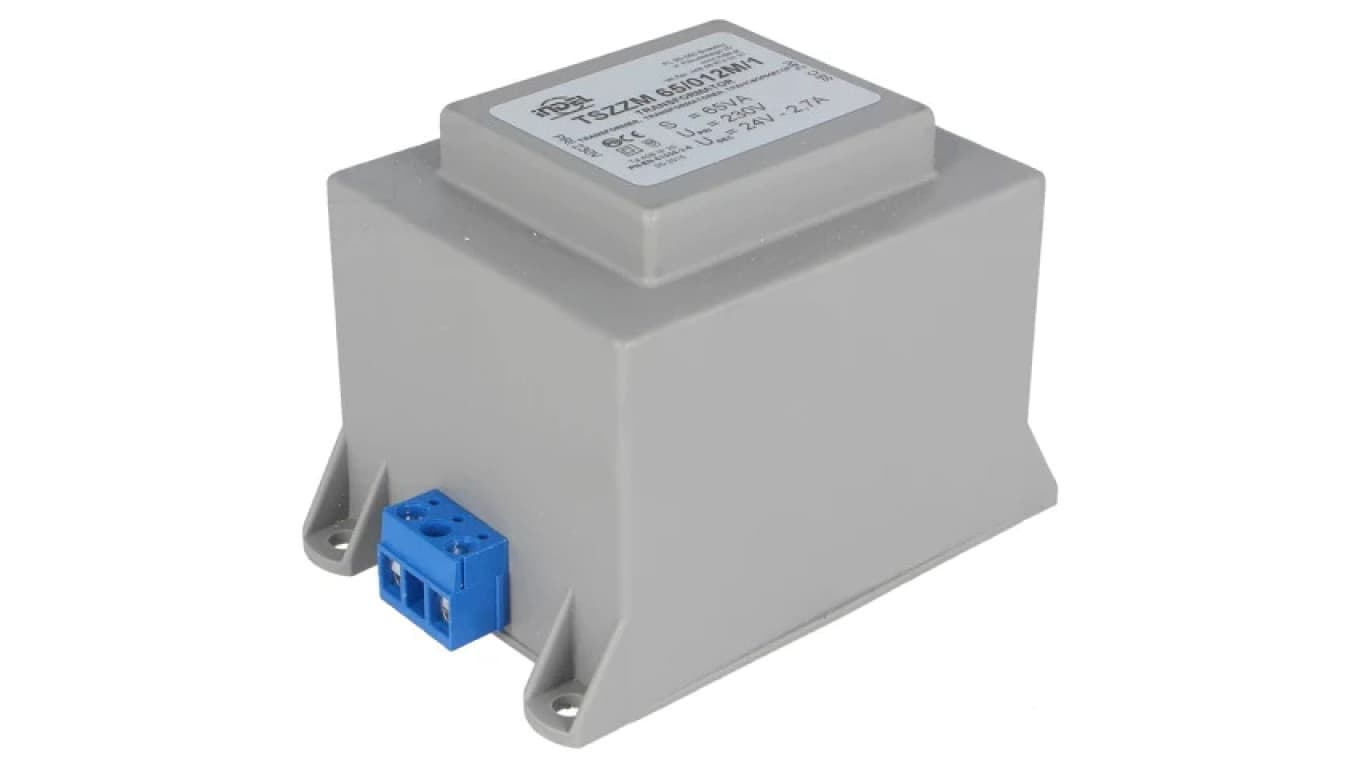 TSZZM55/24V Transformator zalewany 65VA, 230VAC, 24V śrubowy IP00