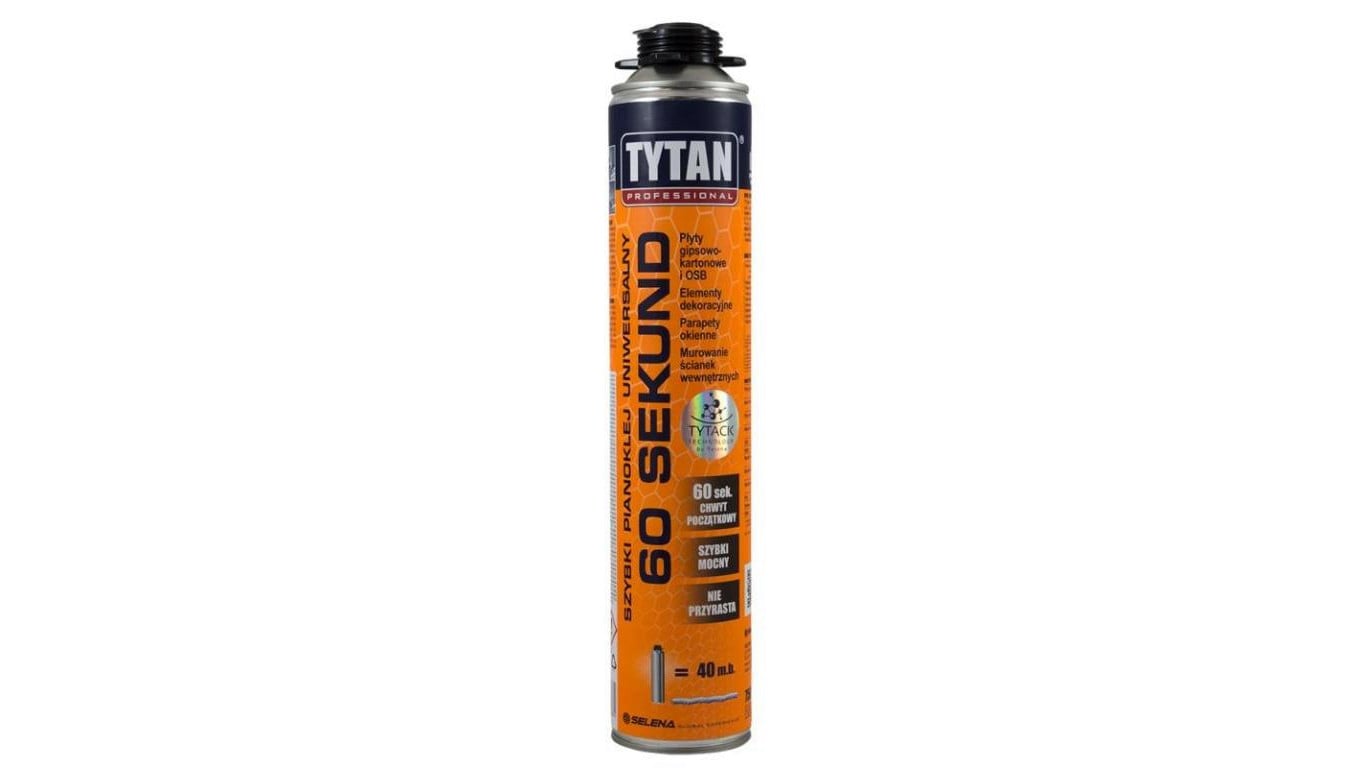 TYTAN PIANOKLEJ UNIWERSALNY PISTOLETOWY 60 SEKUND 750ML