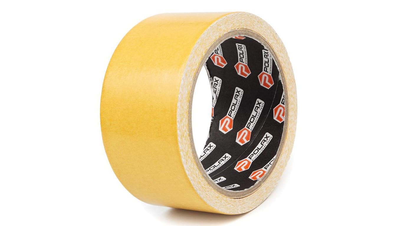 Taśma dwustronna Taśma klejąca Polax na bazie tkaniny 50 mm x 10 m (101-005)