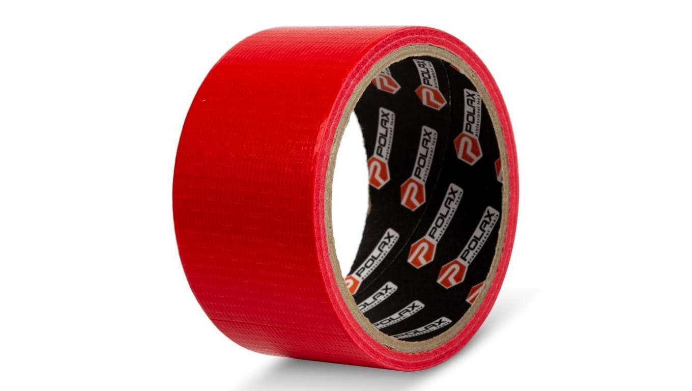 Taśma klejąca wzmocniona Polax taśma klejąca czerwona 50 mm x 10 m (101-171)