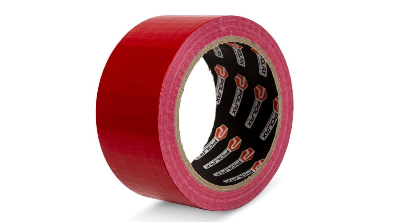 Taśma klejąca wzmocniona Polax taśma klejąca czerwona 50 mm x 25 m (101-172)