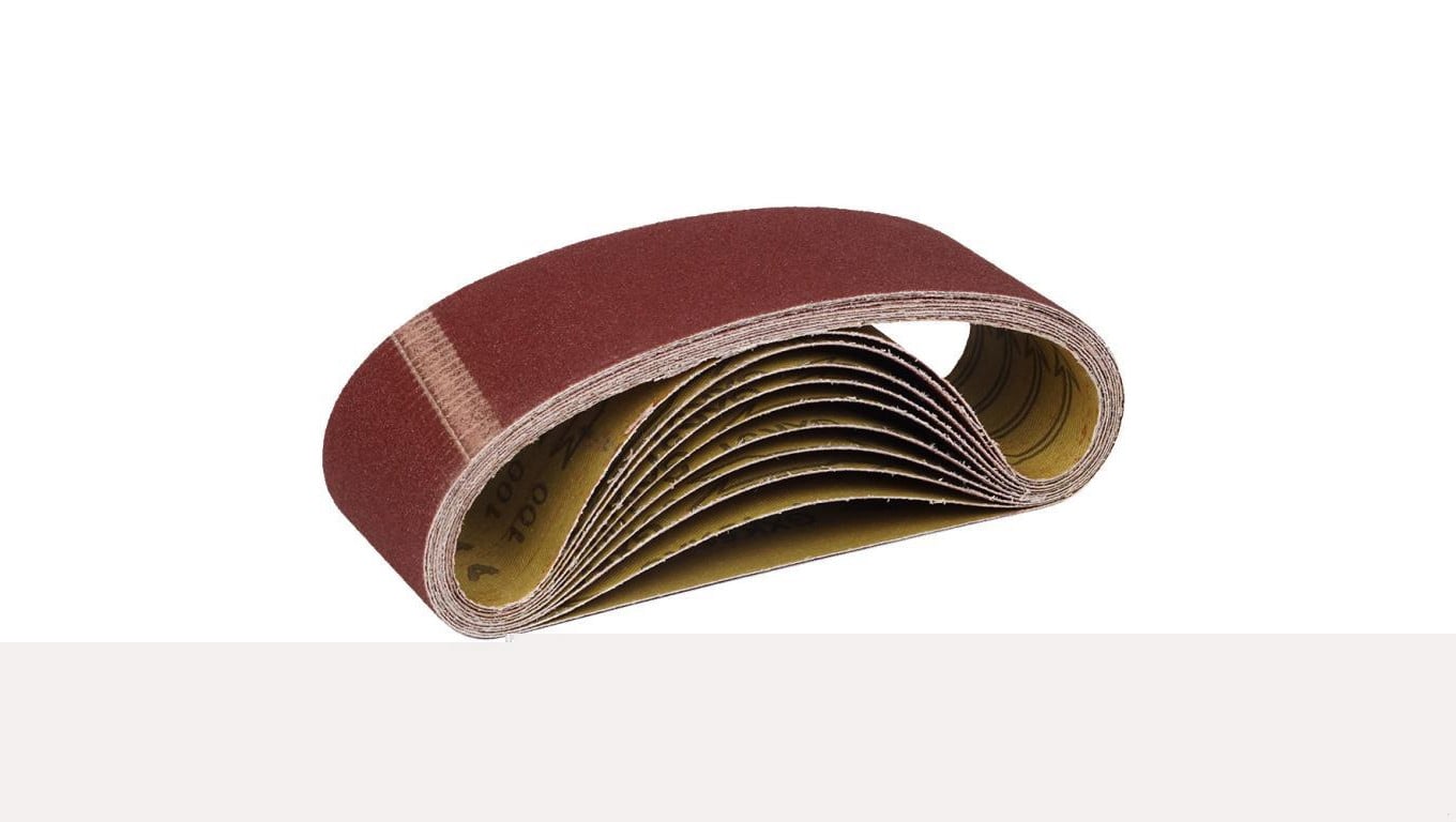 Taśma szlifierska bezkońcowa Polax do szlifierek taśmowych 75*457 mm ziarno K80 (54-010)