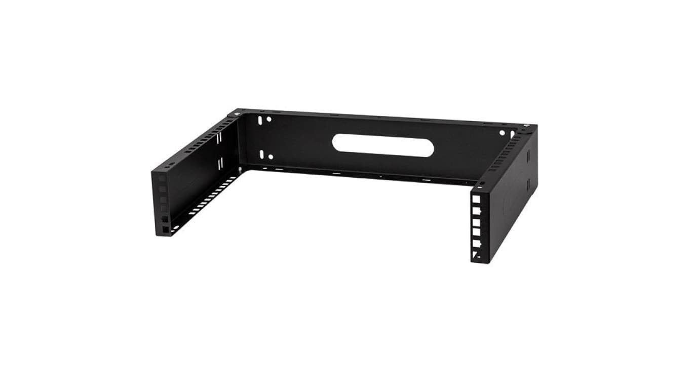 Uchwyt ścienny do urządzeń RACK 19 cali 2U 330mm czarny