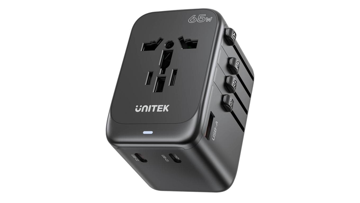 Unitek Ładowarka podróżna EU/US/UK/AUS PD 65 W