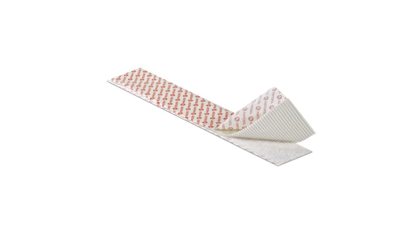 VELCRO bardzo mocny rzep samoprzylepny z haczykiem i pętelką 50 mm x 1 m biały