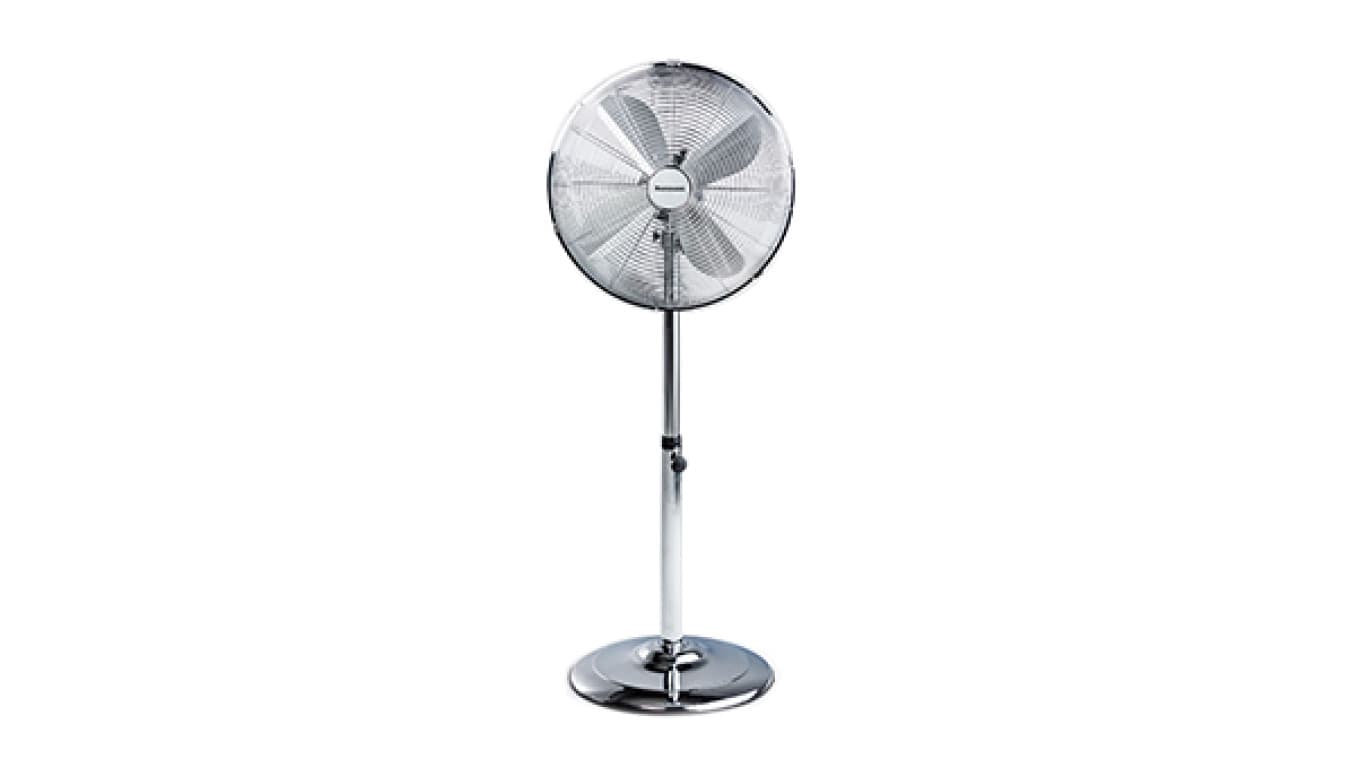 WENTYLATOR RAVANSON SREBRNY Moc: 50W Średnica: 46 cm. 4 śmigła Oscylacja pozioma WT-7040SN INOX