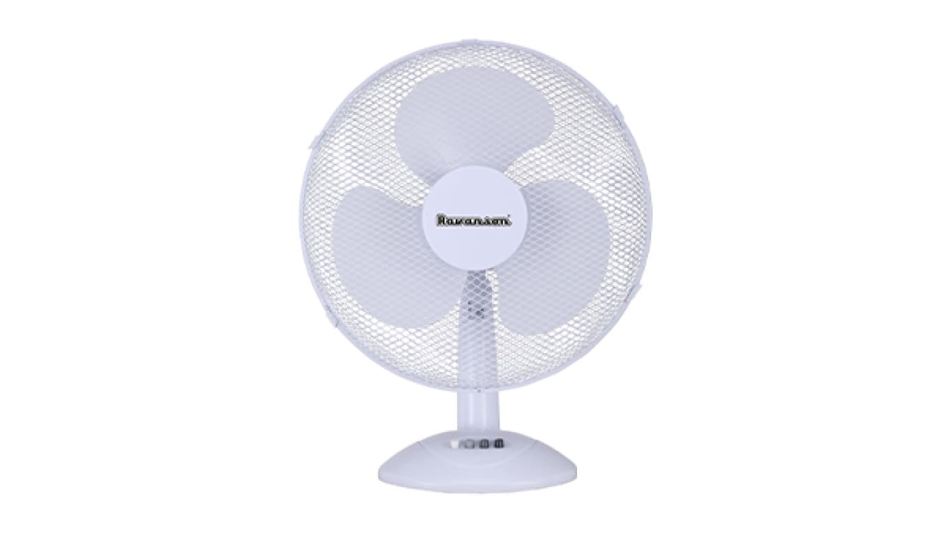 WENTYLATOR RAVANSON WT-1040 BIAŁY, SZARY 3 ustawienia prędkości, Szeroki kąt oscylacji,