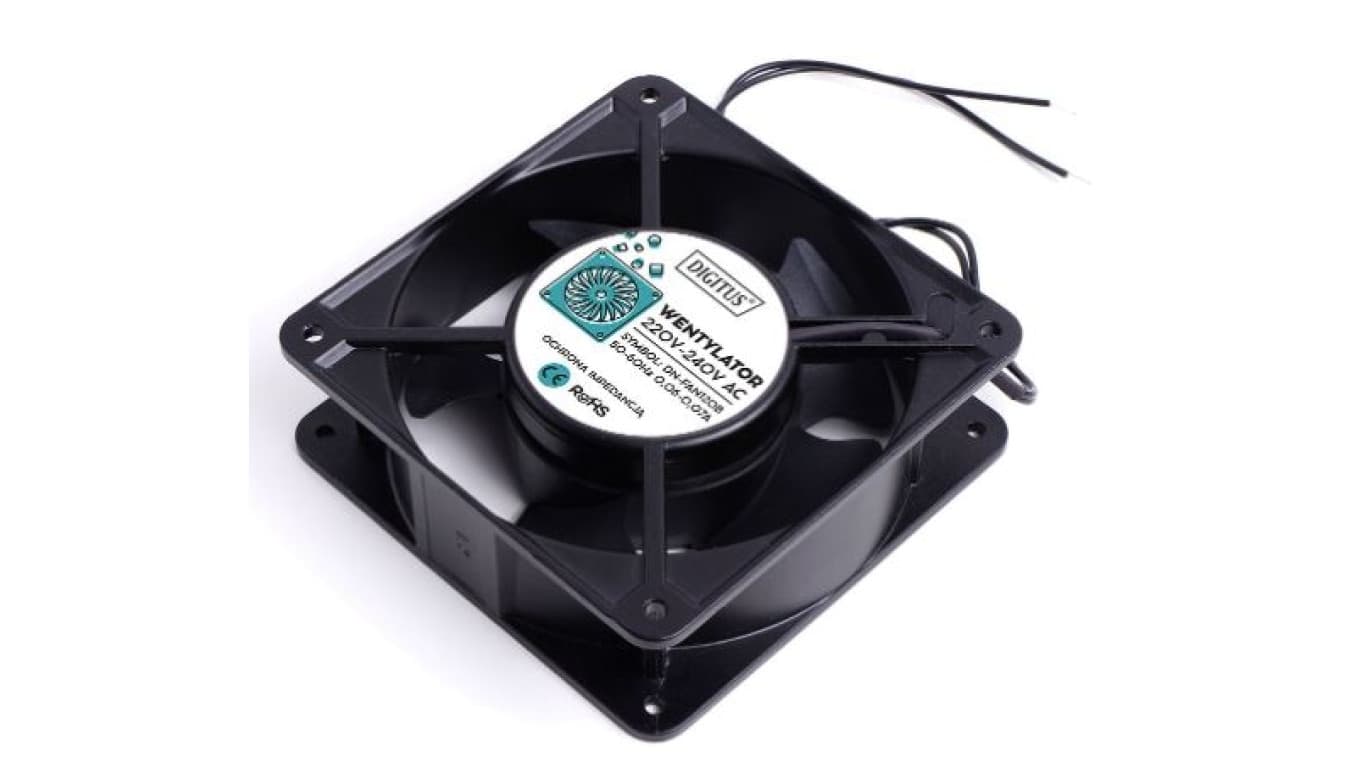 Wentylator 220V AC 38mm łożysko kulkowe DN-FAN120B
